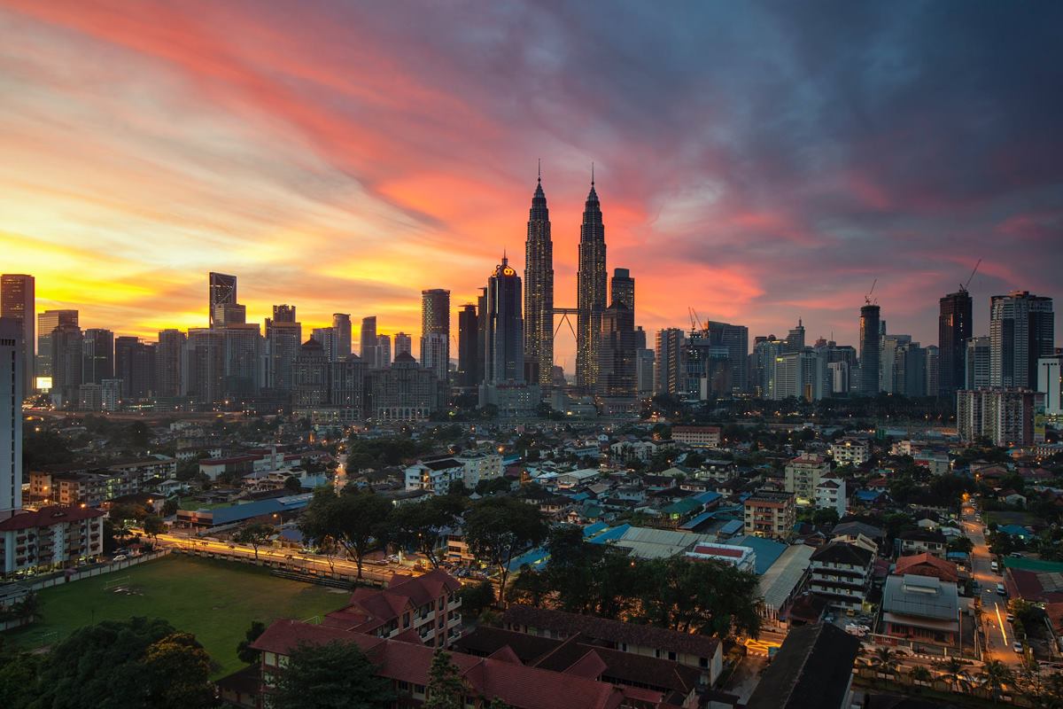 reveillon nouvel an à Kuala lumpur malaisie