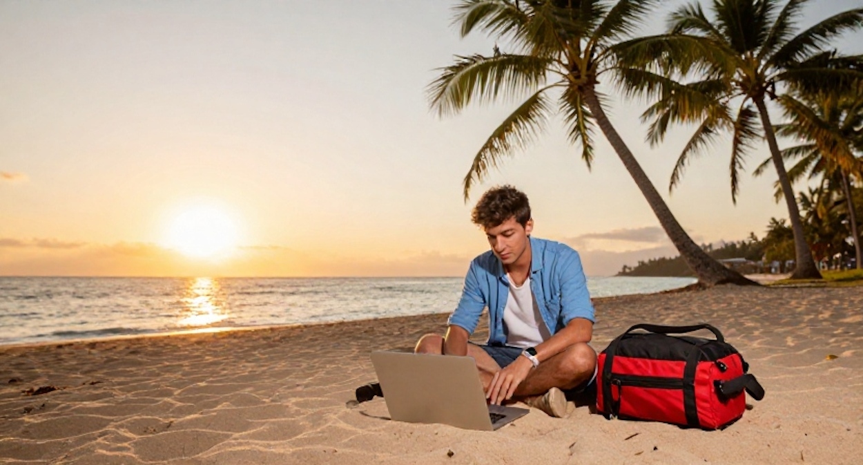 Comment lancer son business en ligne pendant un tour du monde